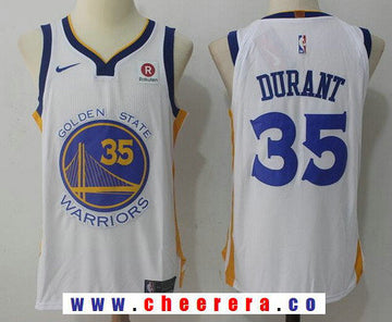 Kevin Durant Golden State Warriors white jersey