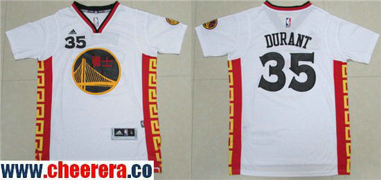 Kevin Durant Golden State Warriors white jersey