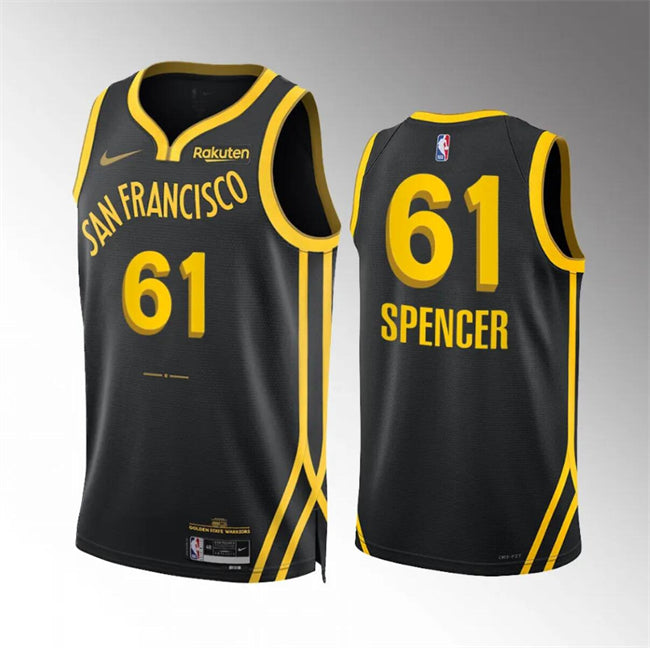 Pat Spencer Golden State Warriors navy jersey