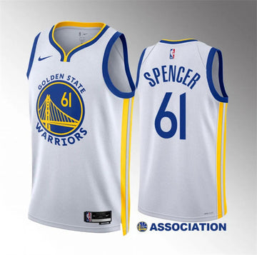 Pat Spencer Golden State Warriors white jersey