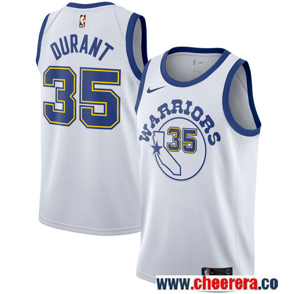 Kevin Durant Nike Golden State Warriors white Fashion jersey