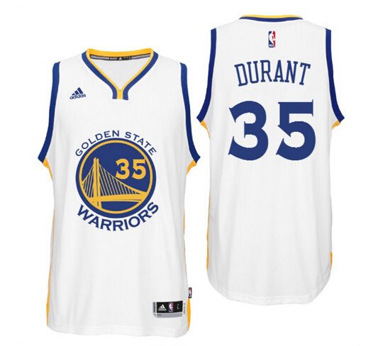 Kevin Durant Golden State Warriors white Home jersey