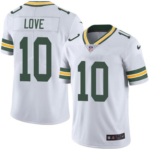 Jordan Love Green Bay Packers white jersey