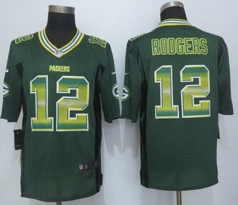 Aaron Rodgers Green Bay Packers green Fashion jersey