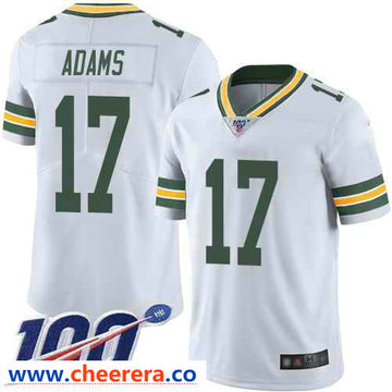 Davante Adams Green Bay Packers white Vapor jersey