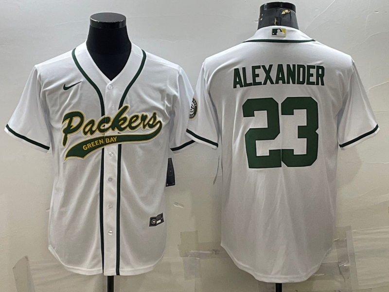 Jaire Alexander Green Bay Packers white jersey