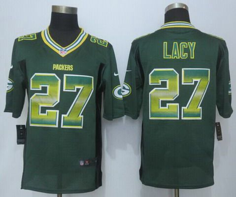 Eddie Lacy Green Bay Packers green Fashion jersey
