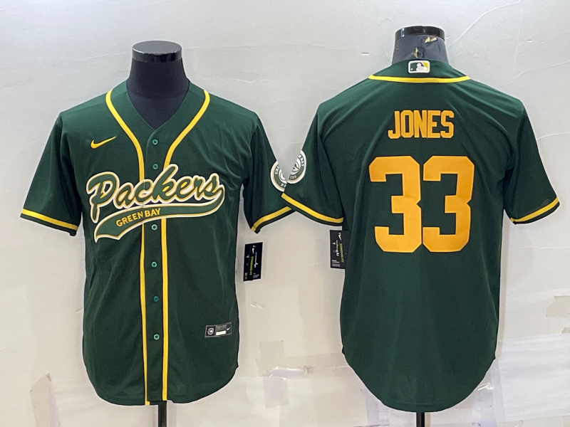 Aaron Jones Green Bay Packers green jersey