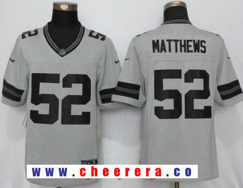 Clay Matthews Green Bay Packers gray Limited jersey