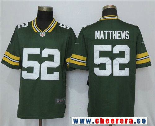 Clay Matthews Green Bay Packers green Vapor jersey