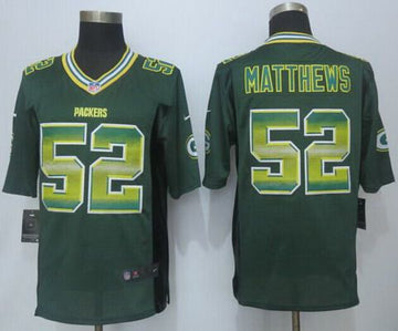 Clay Matthews Green Bay Packers green Fashion jersey