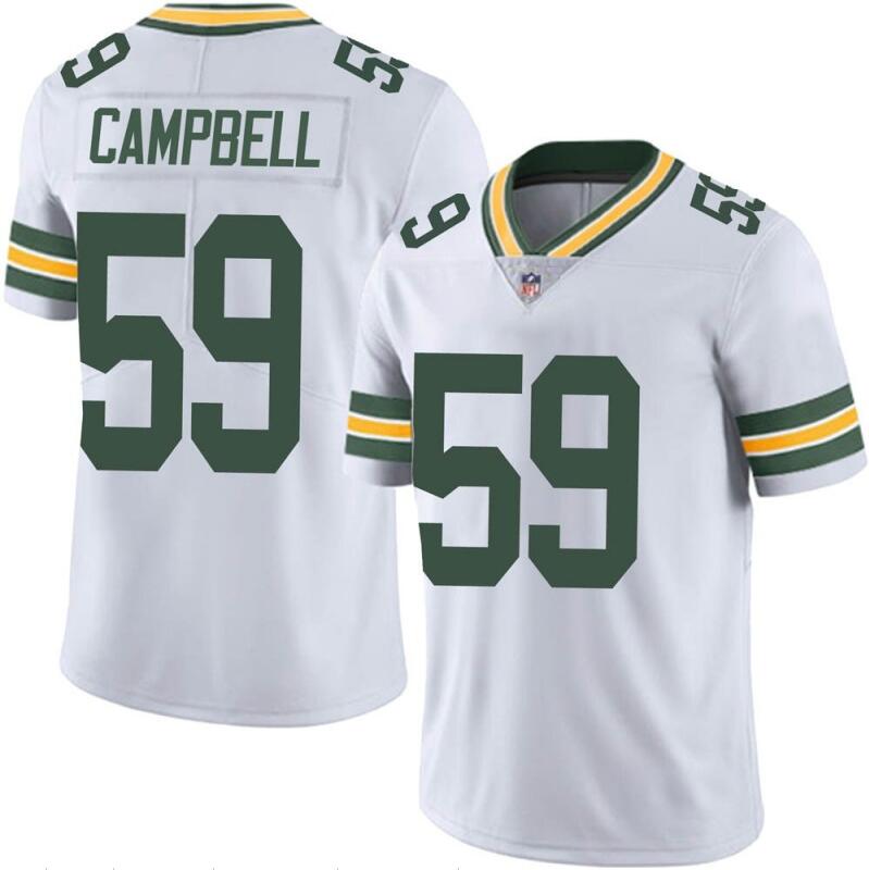 De'Vondre Campbell Green Bay Packers white jersey