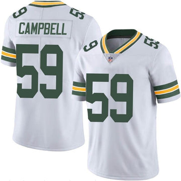 De'Vondre Campbell Green Bay Packers white jersey