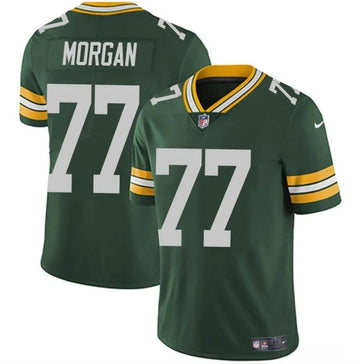 Jordan Morgan Green Bay Packers green Vapor jersey