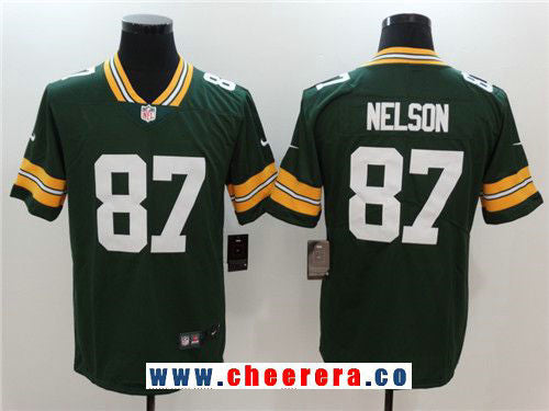 Jordy Nelson Green Bay Packers green Vapor jersey