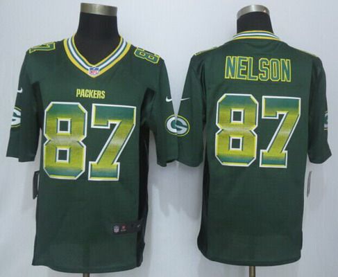 Jordy Nelson Green Bay Packers green Fashion jersey
