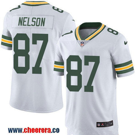 Jordy Nelson Green Bay Packers white Color Rush jersey