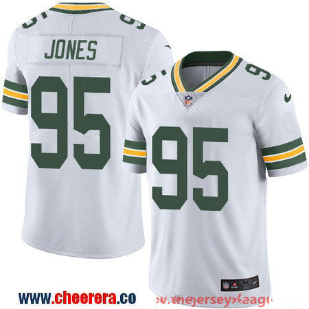 Datone Jones Green Bay Packers white Color Rush jersey