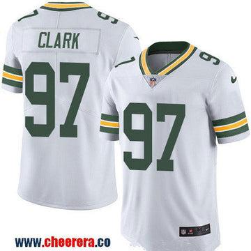 Kenny Clark Green Bay Packers white Color Rush jersey
