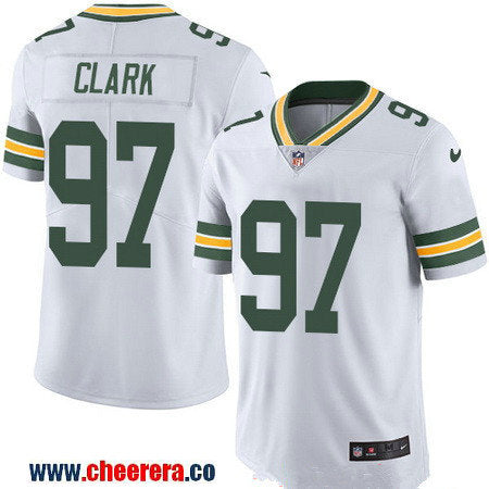 Kenny Clark Green Bay Packers white Color Rush jersey