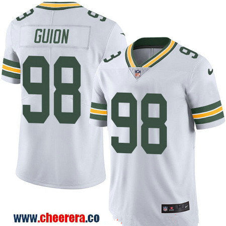 Letroy Guion Green Bay Packers white Color Rush jersey