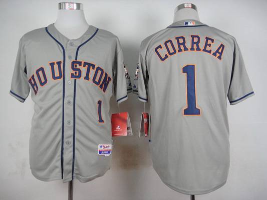 Carlos Correa Houston Astros gray jersey