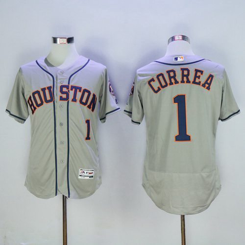 Carlos Correa Houston Astros gray Road jersey