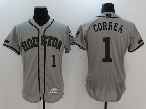 Carlos Correa Houston Astros gray jersey