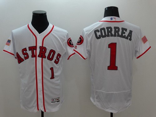 Carlos Correa Houston Astros white Fashion jersey
