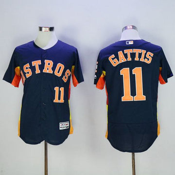 Evan Gattis Houston Astros navy jersey