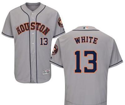 Tyler White Houston Astros gray Road jersey
