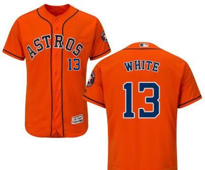 Tyler White Houston Astros orange jersey