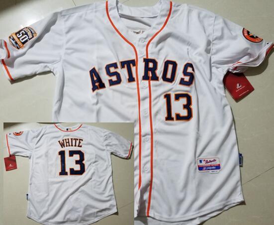Tyler Houston Astros white Home jersey