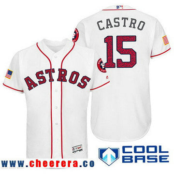 Jason Castro Houston Astros white Fashion jersey
