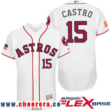 Jason Castro Houston Astros white Fashion jersey
