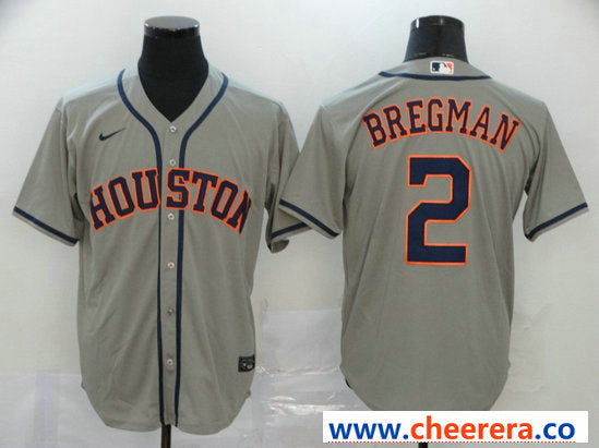 Alex Bregman Houston Astros gray jersey