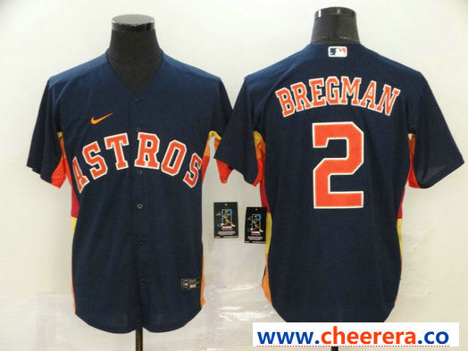 Alex Bregman Houston Astros navy jersey