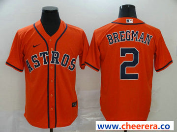 Alex Bregman Houston Astros orange jersey