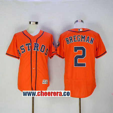 Alex Bregman Houston Astros orange jersey