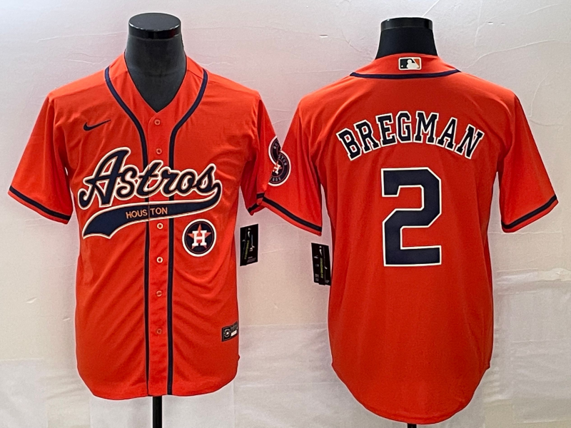Alex Bregman Houston Astros orange jersey