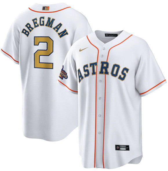 Alex Bregman Houston Astros white jersey
