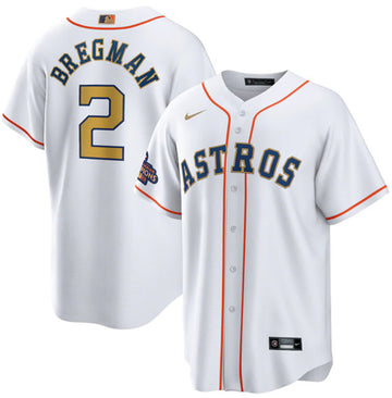 Alex Bregman Houston Astros white jersey