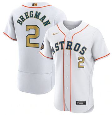 Alex Bregman Houston Astros white jersey