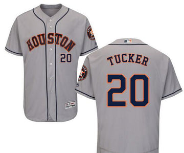 Preston Tucker Houston Astros gray Road jersey