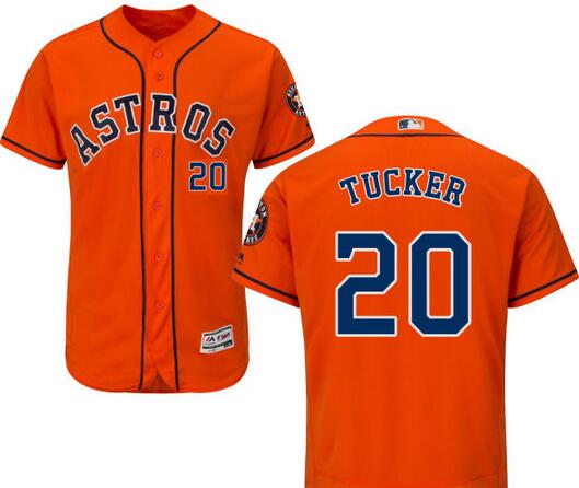 Preston Tucker Houston Astros orange jersey