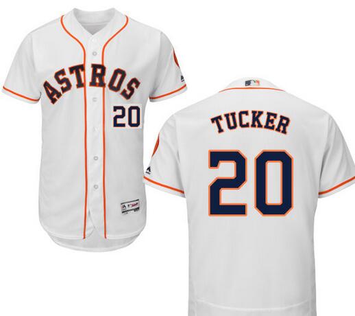 Preston Tucker Houston Astros white Home jersey
