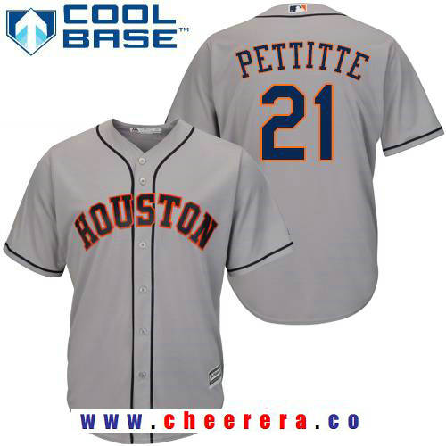 Andy Pettitte Houston Astros gray Road jersey