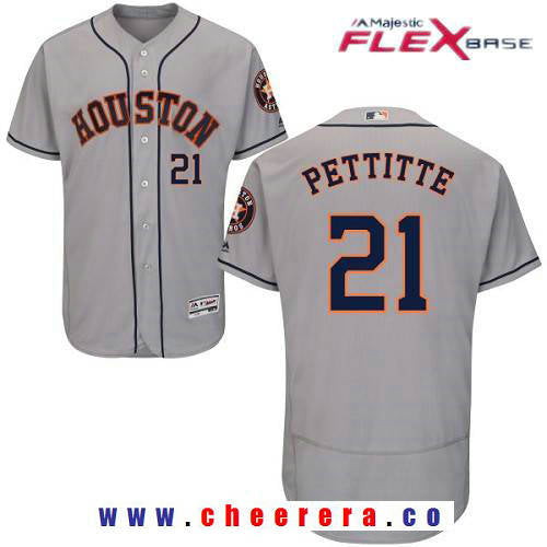 Andy Pettitte Houston Astros gray Road jersey