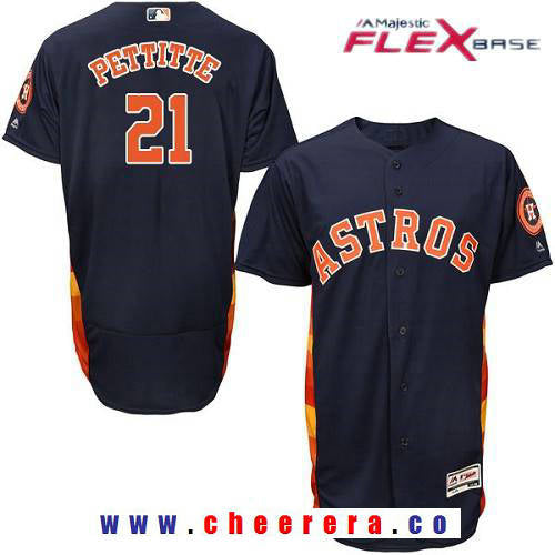 Andy Pettitte Houston Astros navy jersey
