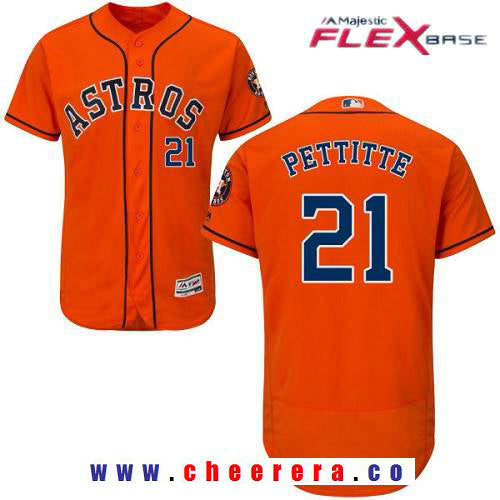 Andy Pettitte Houston Astros orange jersey